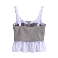 Slim Striped Cami Top