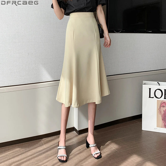Elegant Mermaid High Waist Skirts