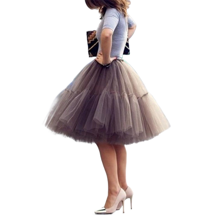 Mesh Multi-Layer Cake Bubble Skirt