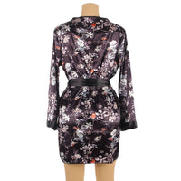 Curvy Girl Sexy Japanese Kimono Temptation Nightgown