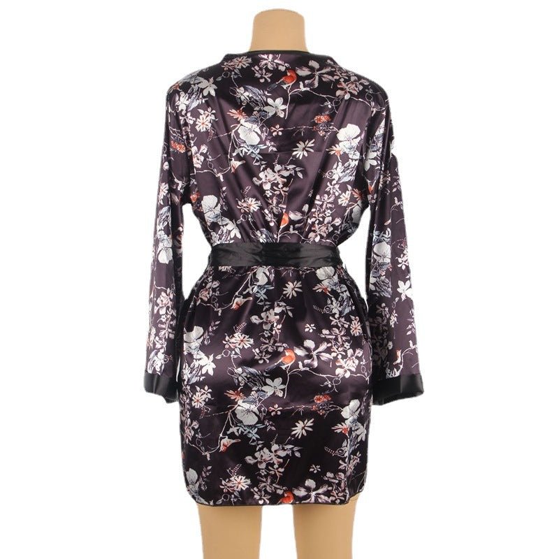 Curvy Girl Sexy Japanese Kimono Temptation Nightgown
