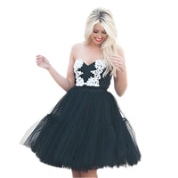 Mesh Multi-Layer Cake Bubble Skirt
