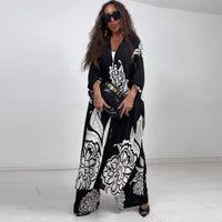 Elegant Summer Wide Leg Two Piece Set