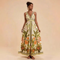 Floral Date Night V-Neck Dress
