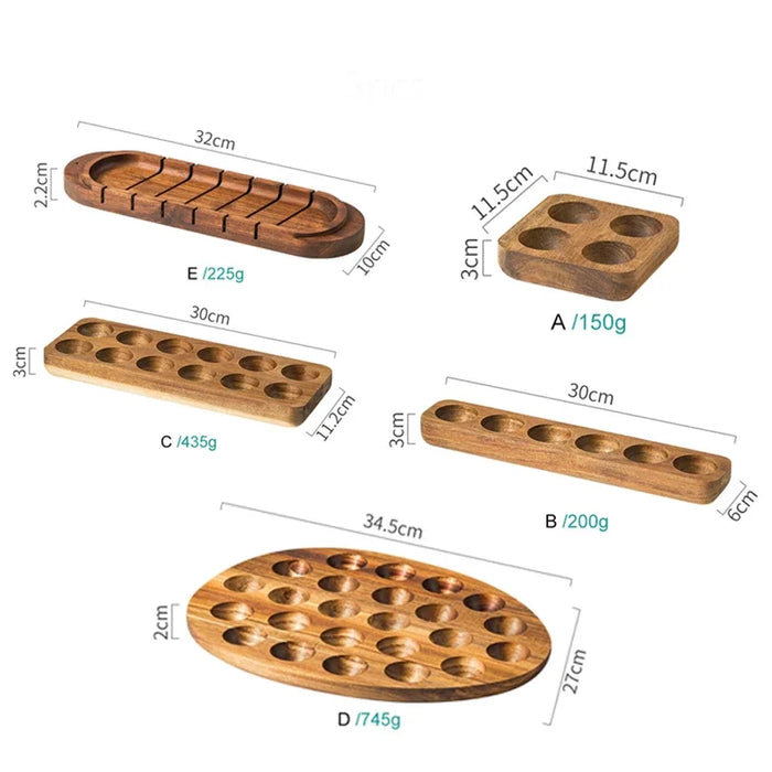 Wooden Egg Storage Box Eggs Tray Home  Rack Multi-Compartment  Holder Kitchen Cooking Refrigerator Keep Tools Fresh