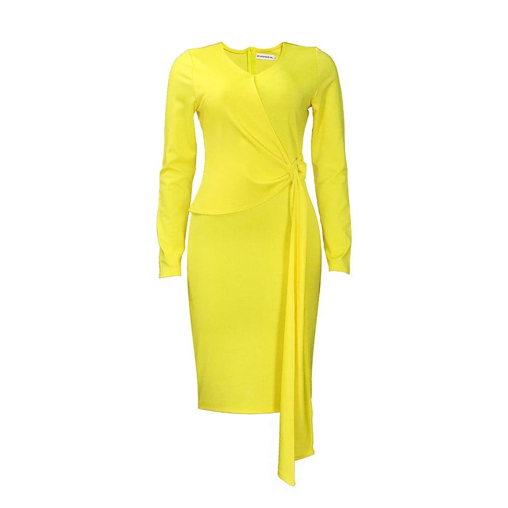 Work to party Dress with a Slimming Waist Effect