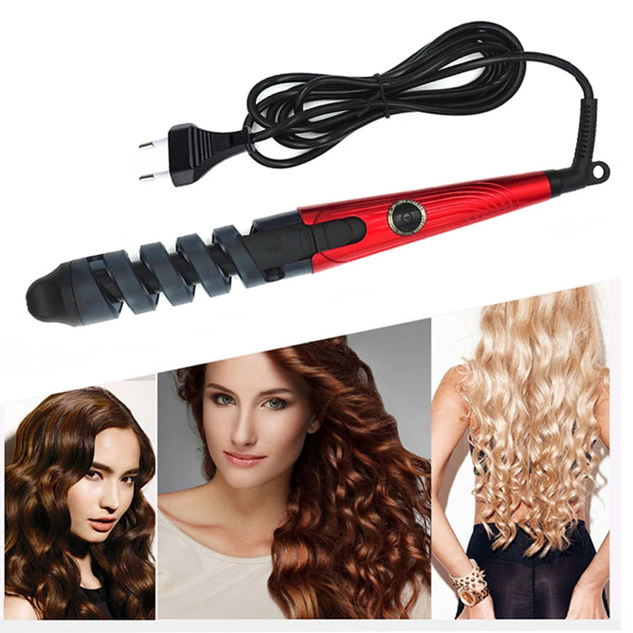 Fast Heating Professional Hair Spiral Curling Wand