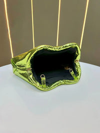 Fashionable 80's Metallic Glam Handbag