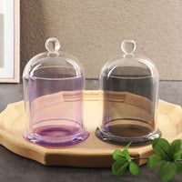 Illuminate Your Space with the Colorful Aromatherapy Glass Candle Holders