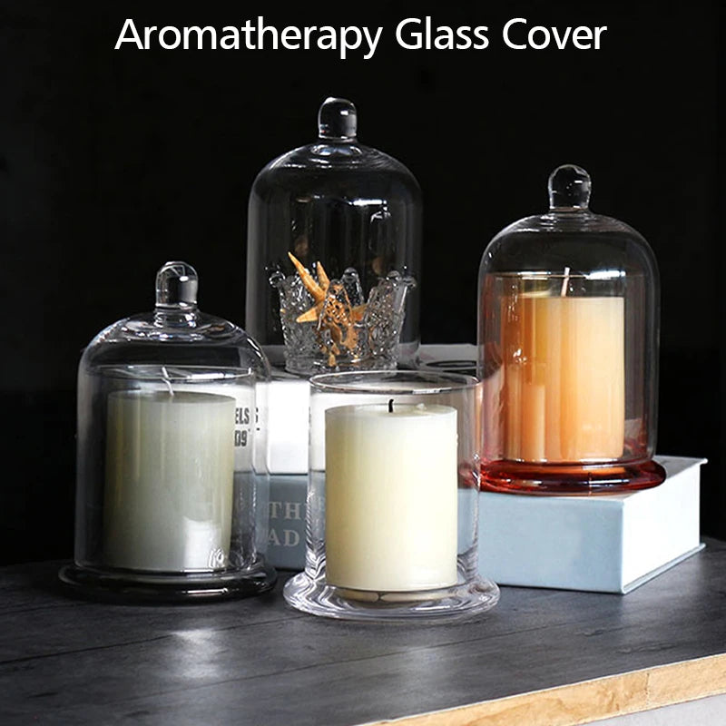 Illuminate Your Space with the Colorful Aromatherapy Glass Candle Holders