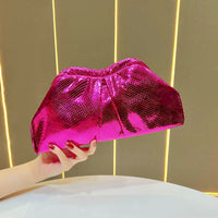 Fashionable 80's Metallic Glam Handbag