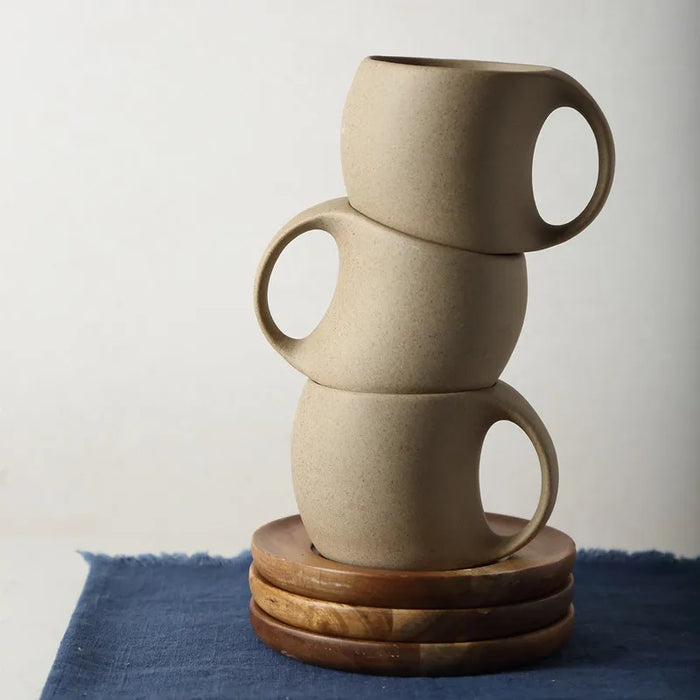 Japanese Ceramic Coffee Cup Set