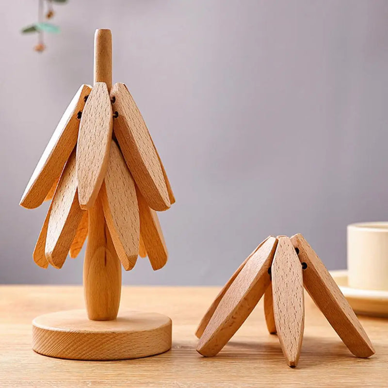 Wooden Kitchen Tree Trivet