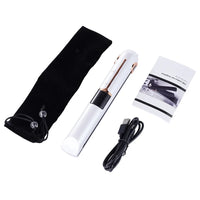 Portable Travel USB Rechargeable Hair Straightener with Power Bank