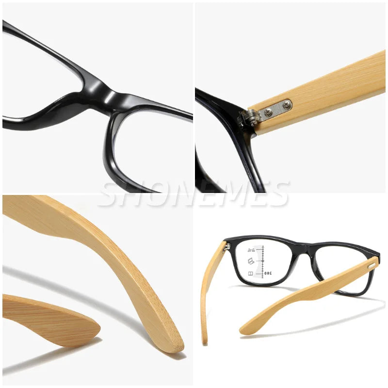 Bamboo Reading Glasses Blue Light Blocking