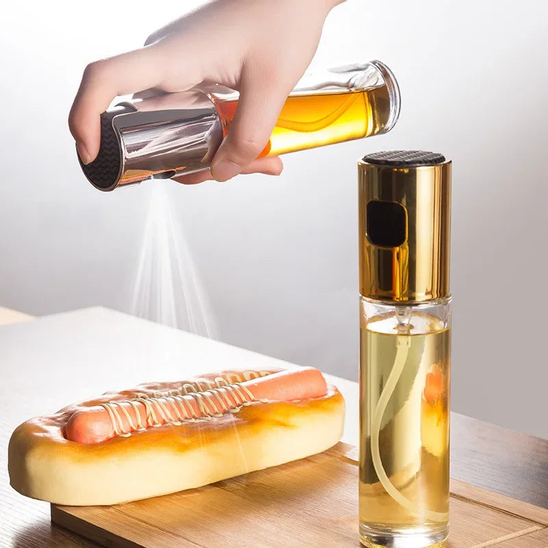 Kitchen Glass Oil Spray Dispenser Bottle