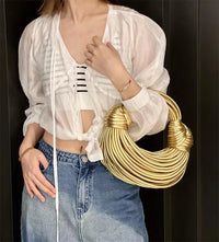 The Fabolus Handwoven Knotted Hand Bag