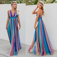 Rainbow Chiffon Garden Dress
