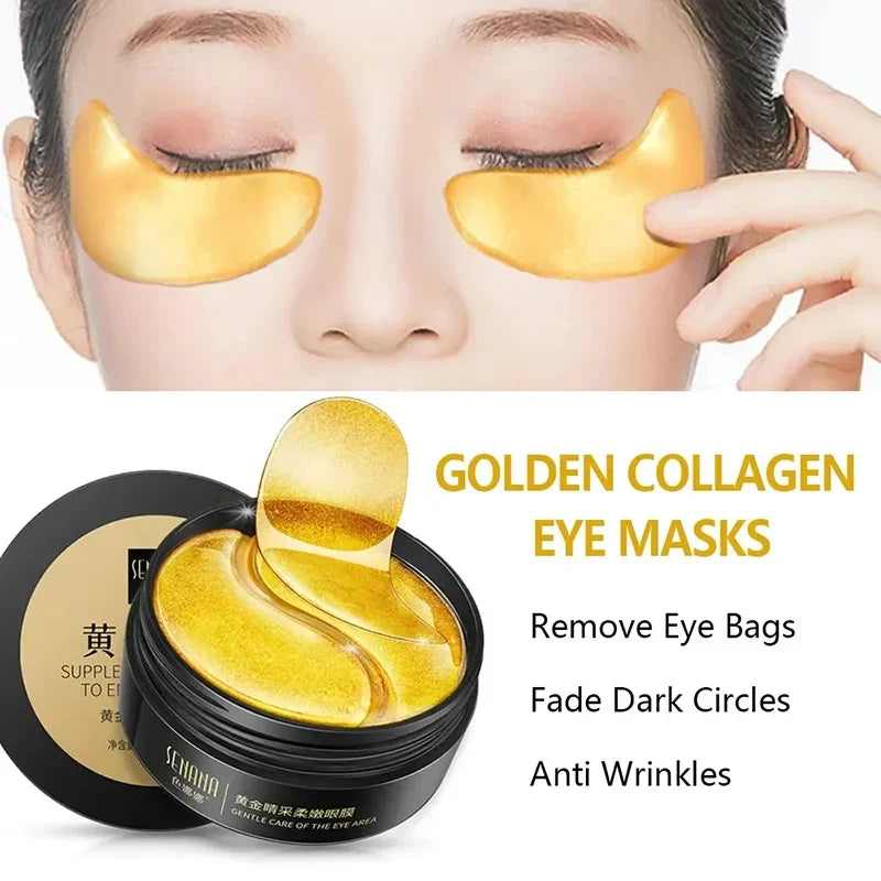 Anti Aging Collagen Eye Mask Reduces Dark Circles Fine Lines