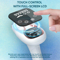 Touch Cooling Laser Epilator for Women Men 999900 Flash 2 Options Cold Bikini Trimmer Free Shipping  IPL Hair Remover for Ladies