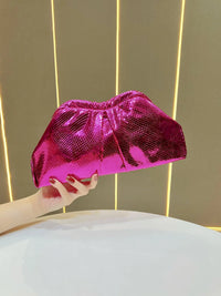 Fashionable 80's Metallic Glam Handbag