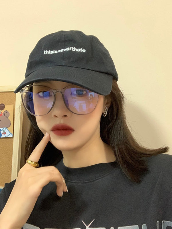 Fashionable anti-blue light large frame glasses frames