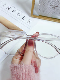 Fashionable anti-blue light large frame glasses frames