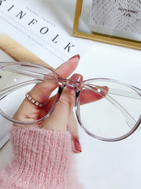 Fashionable anti-blue light large frame glasses frames