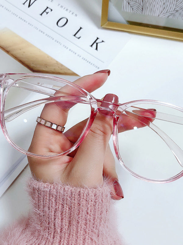 Fashionable anti-blue light large frame glasses frames