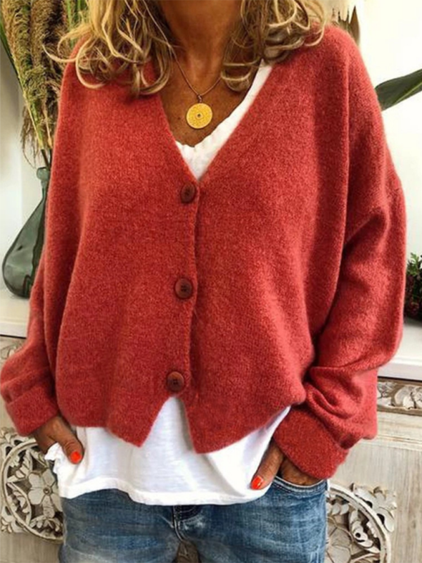 Women's Fashion Loose Sweater Cardigan