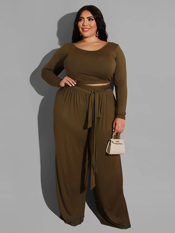 Curvy Knit Two-Piece Set