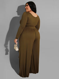 Curvy Knit Two-Piece Set