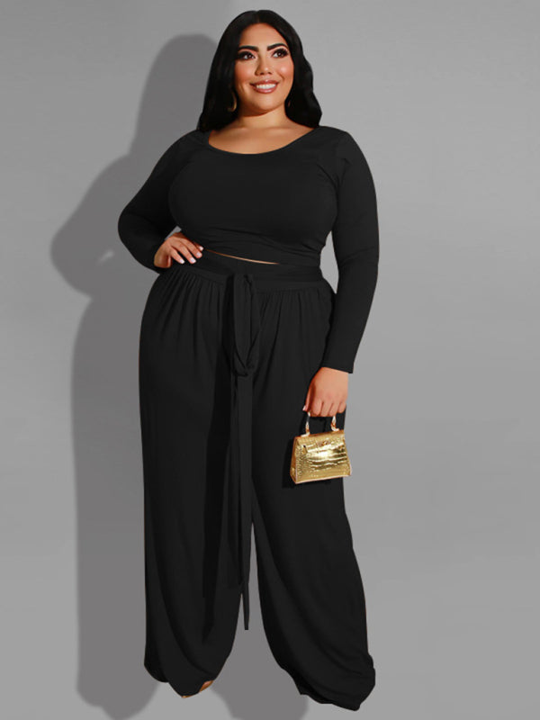 Curvy Knit Two-Piece Set