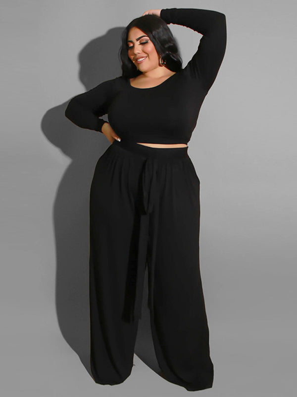Curvy Knit Two-Piece Set