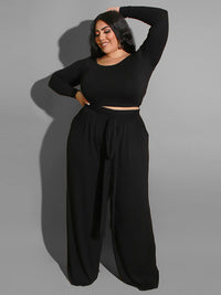 Curvy Knit Two-Piece Set