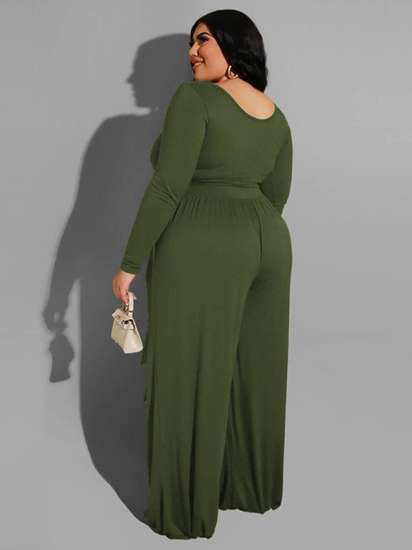 Curvy Knit Two-Piece Set