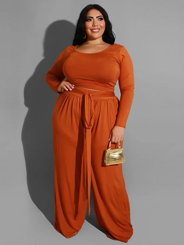 Curvy Knit Two-Piece Set