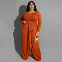 Curvy Knit Two-Piece Set
