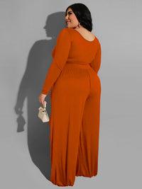 Curvy Knit Two-Piece Set
