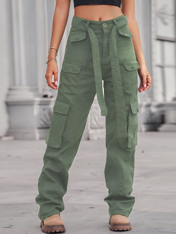 Multi-pocket Heavy Industry Casual  Cargo Pants