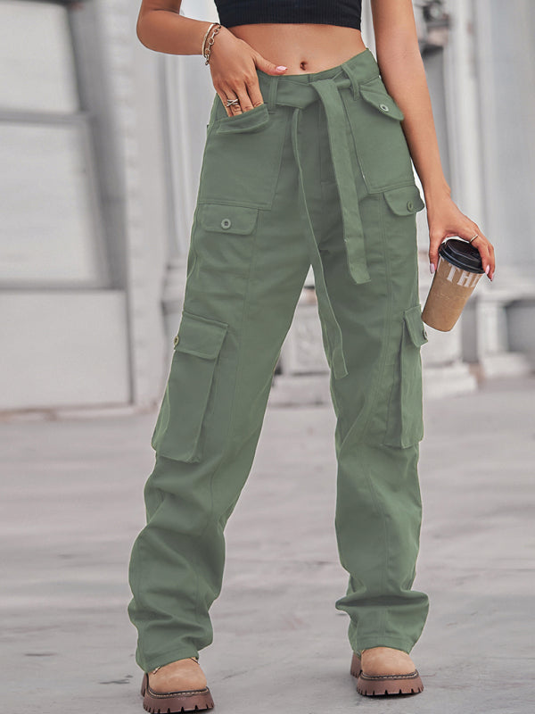 Multi-pocket Heavy Industry Casual  Cargo Pants