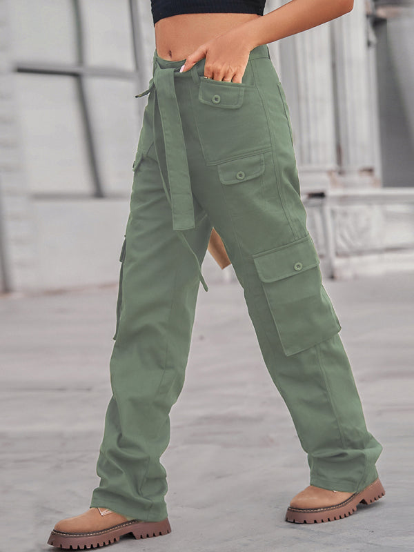 Multi-pocket Heavy Industry Casual  Cargo Pants