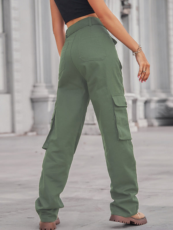 Multi-pocket Heavy Industry Casual  Cargo Pants