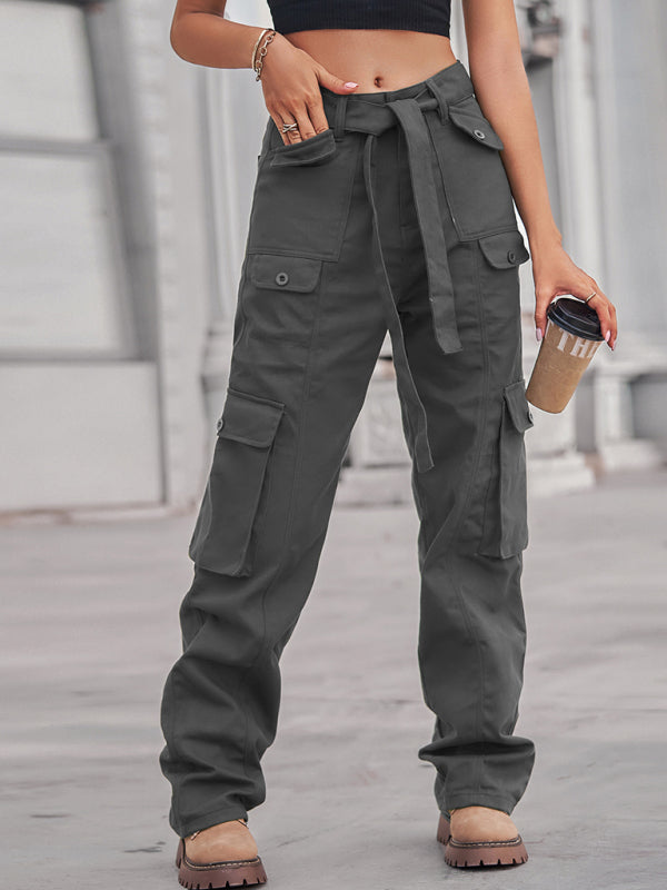 Multi-pocket Heavy Industry Casual  Cargo Pants