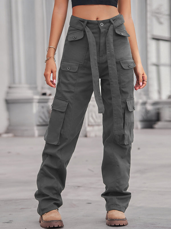 Multi-pocket Heavy Industry Casual  Cargo Pants