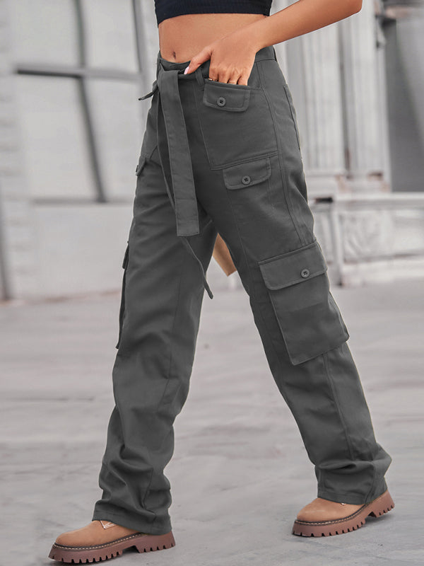 Multi-pocket Heavy Industry Casual  Cargo Pants