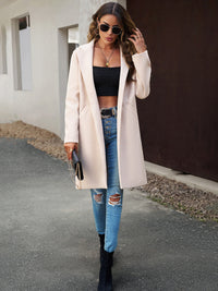 Winter's Fashionable Wool Cardigan Coat