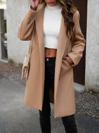 Winter's Fashionable Wool Cardigan Coat