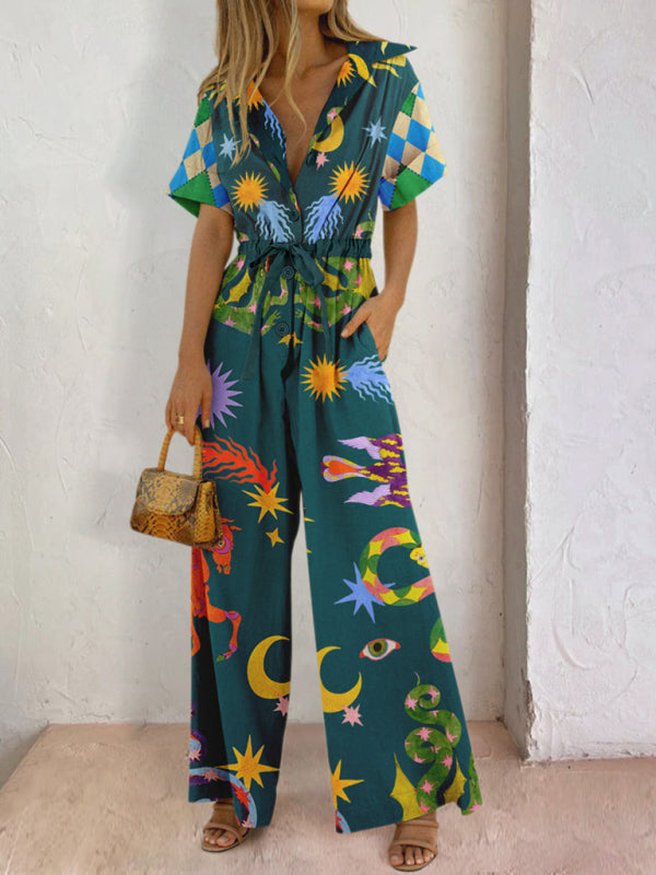 Summer's Fun printed jumpsuit