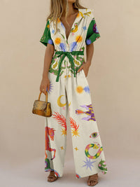 Summer's Fun printed jumpsuit